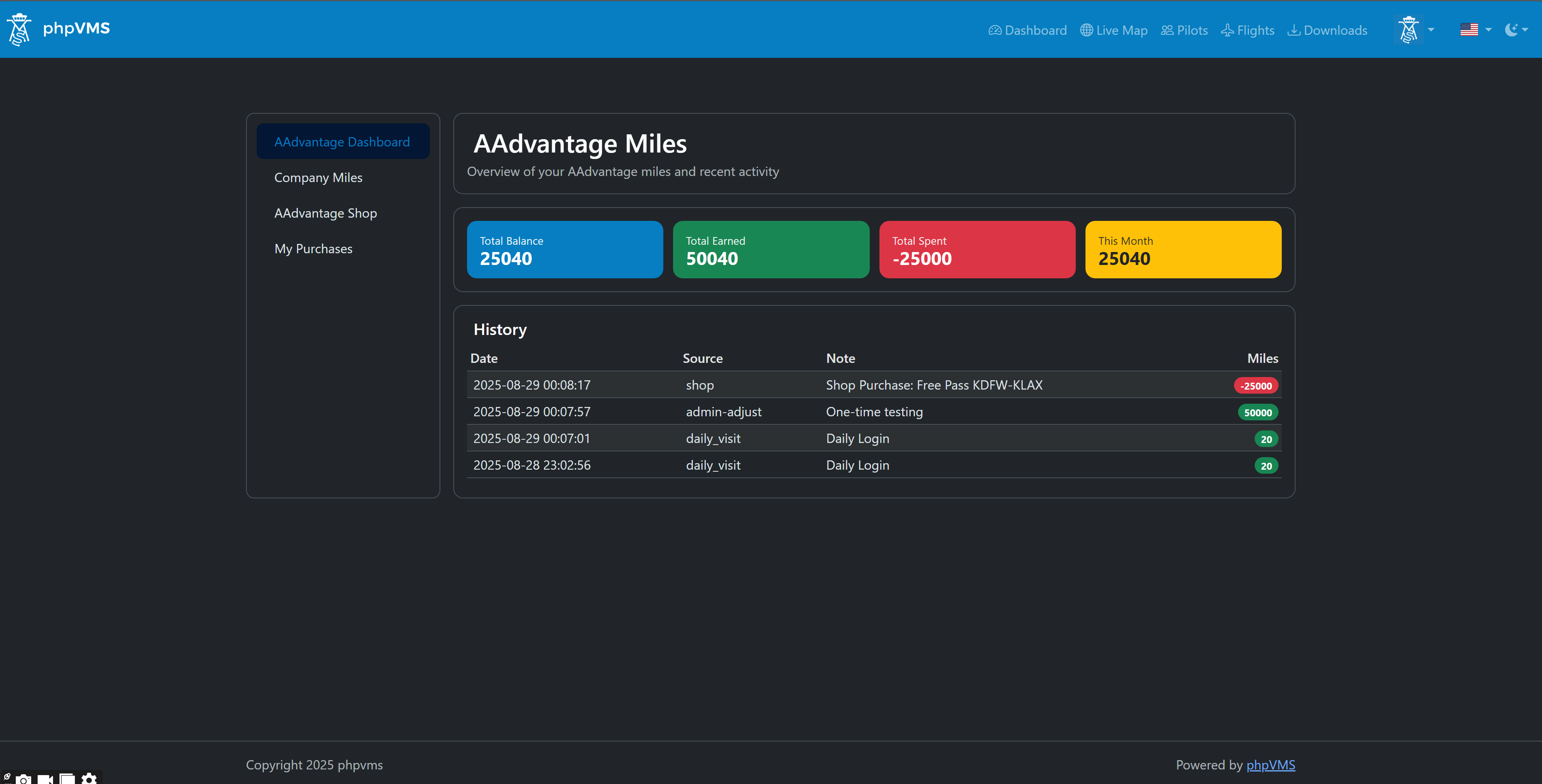 AAdvantage Miles